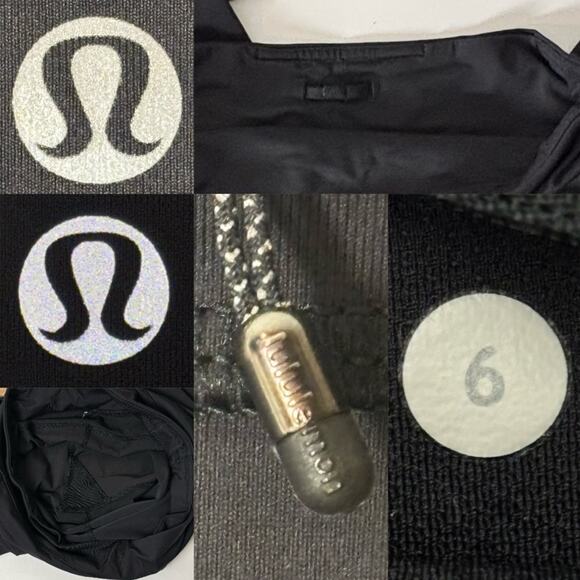 Lululemon Leggings women's size 6 Inspire Crop Luxtreme four-way stretch Black - Picture 6 of 16